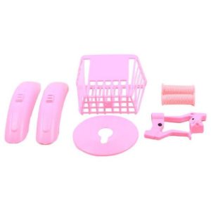 KIT 16 MONTAGEM ACESSORIOS INFANTIL ROSA MFRIK