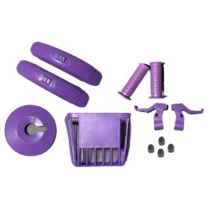 KIT 16 MONTAGEM ACESSORIOS INFANTIL LILAS MFRIK